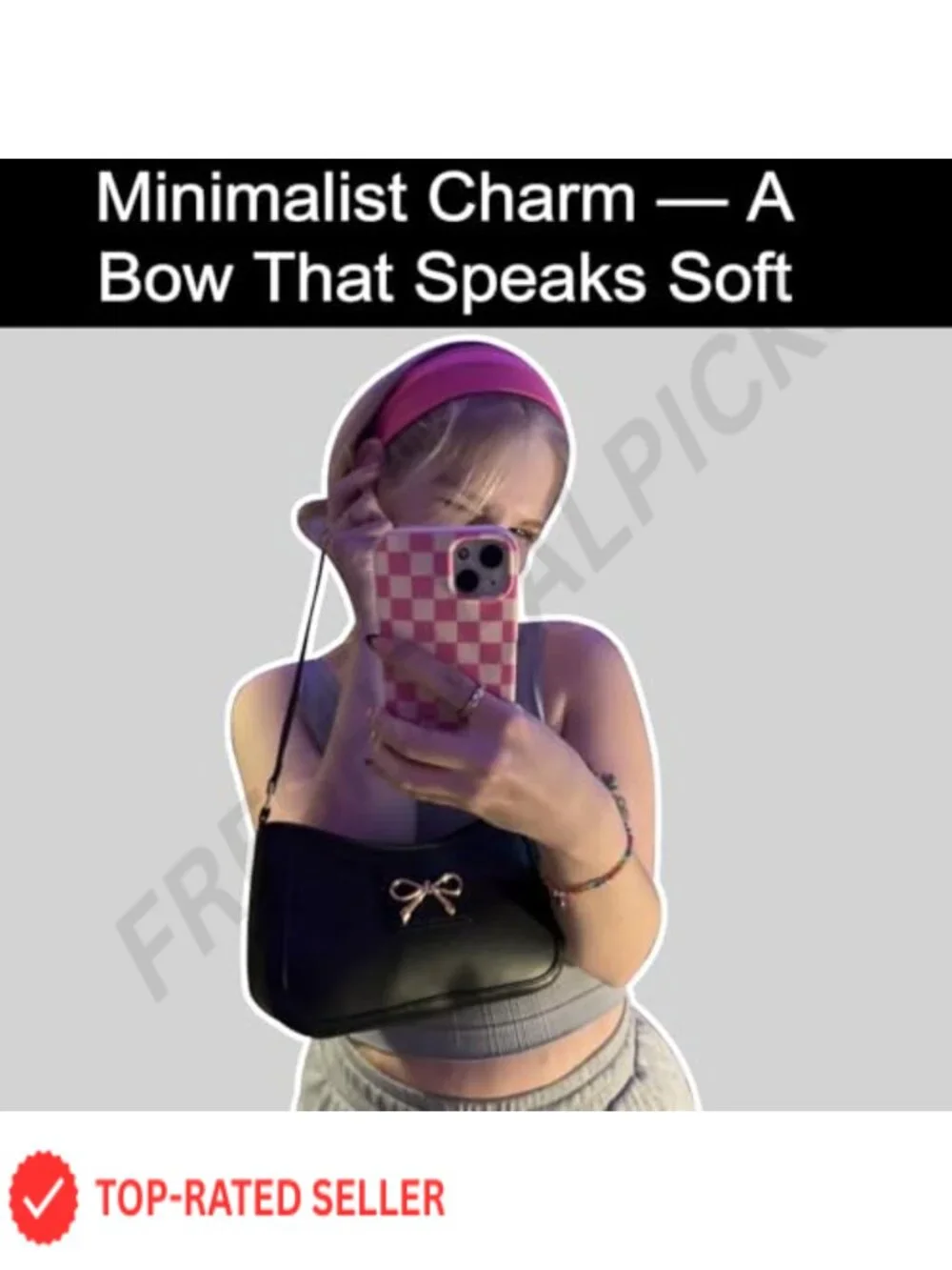 Elegant Bow Hobo Shoulder Bag Faux Leather Women Purse Tote Zipper
